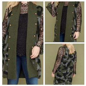 Camo Duster sweater